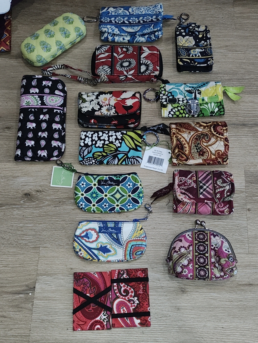 Vera Bradley Small Zip Pouch - Multicolor Paisley (14)